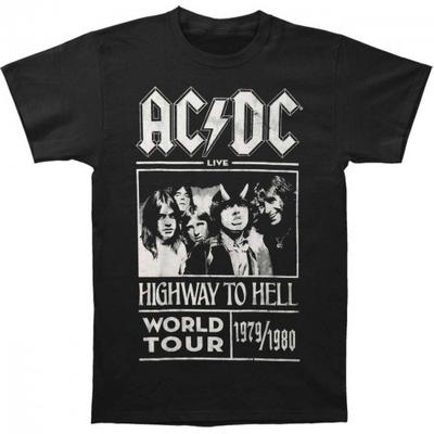 AC/DC Unisex Adult Highway To Hell World Tour 1979/1980 T-Shirt