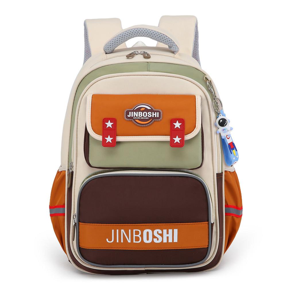 Large Capacity Breathable Nylon Backpack For Boys And Girls In Elementary School