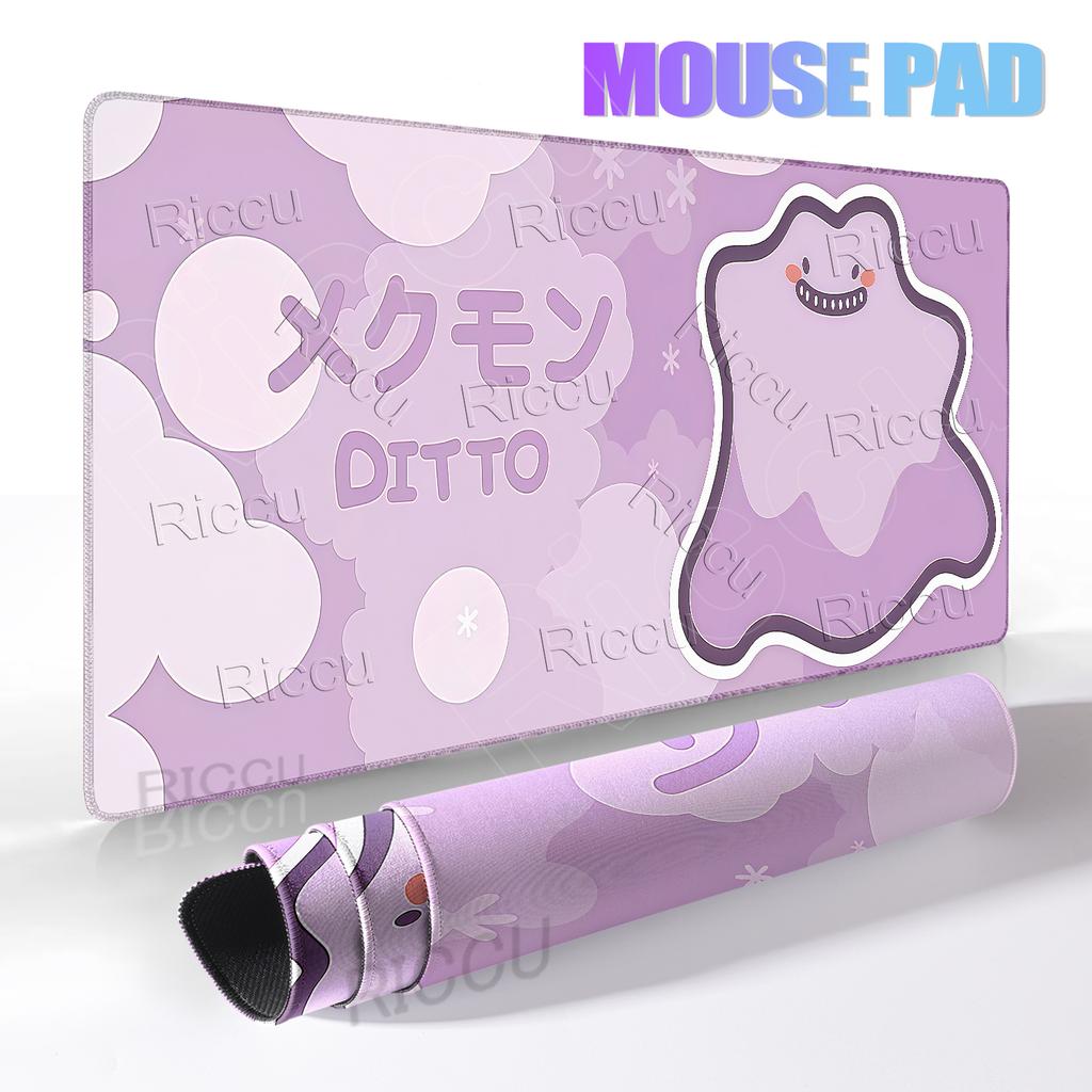 Japan Anime Gamer Mouse Pad Extended Cabinet Kawaii Tablepad P-pokemon Mechanical Keyboard Carpet Gaming Rubber Nonslip DeskMats