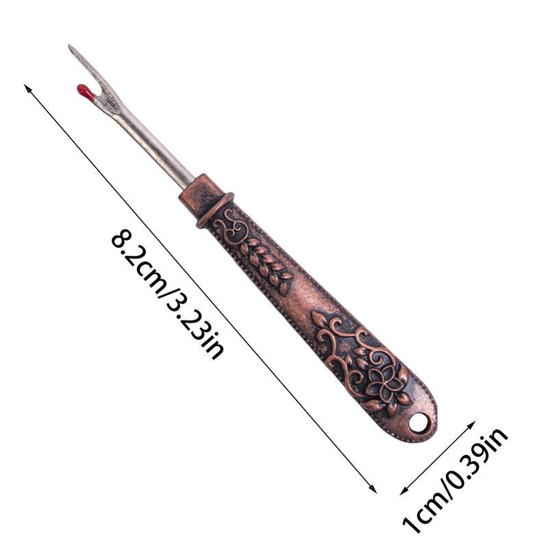 Seam Ripper Tool Vintage Thread Ripper Tool Metal Thread Ripper Unpicker Versatile Sewing Seam Cutter For Removing Sewing Thread
