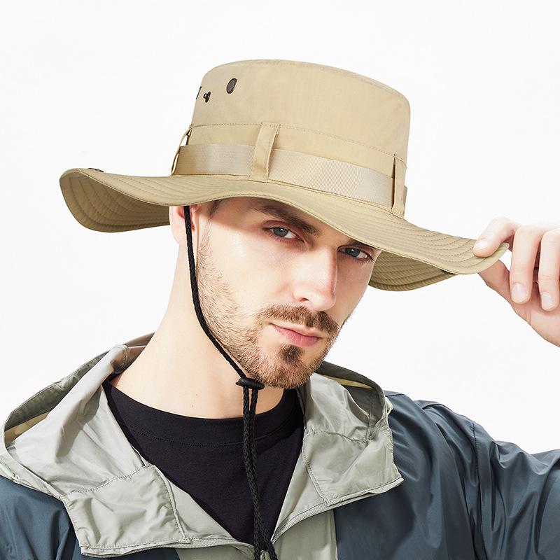 Spring Summer Waterproof Hiking Hat Men Outdoor Camping Sunshade Fisherman Hat