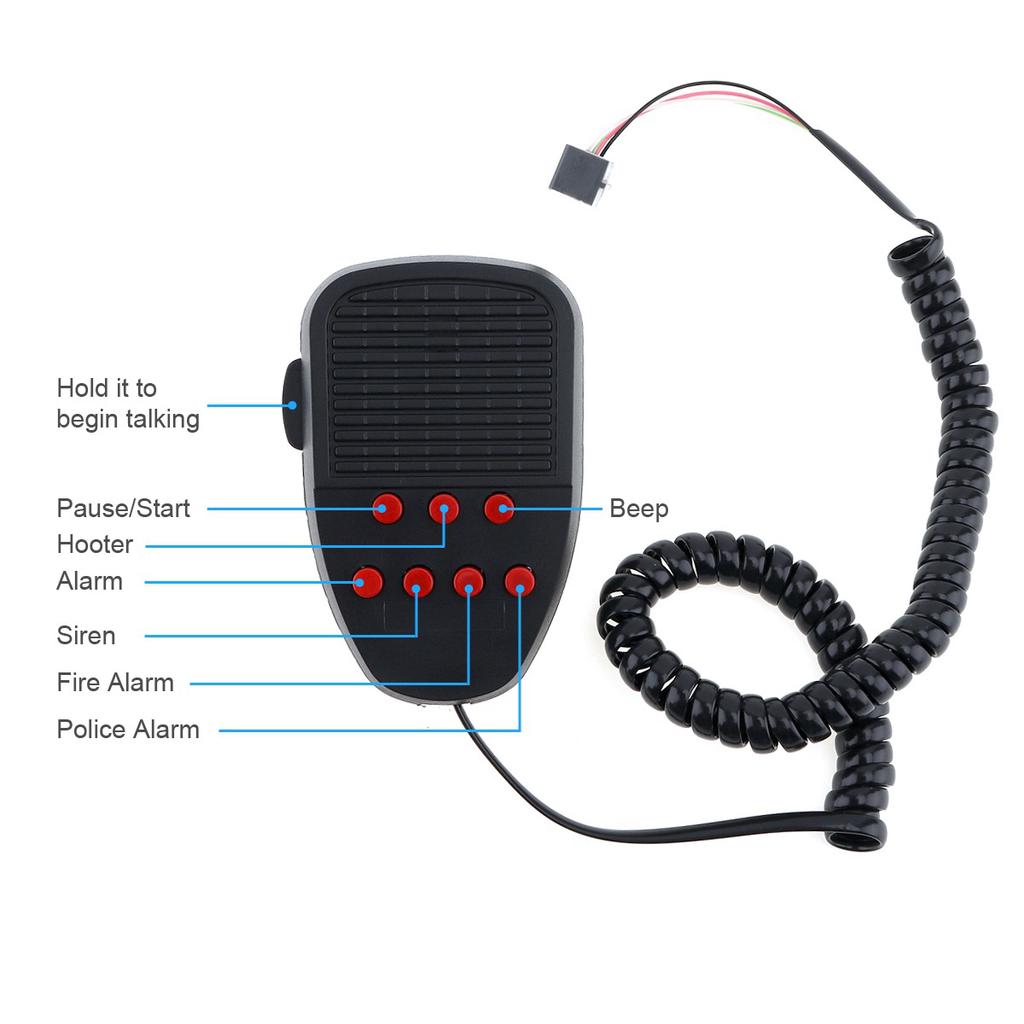 12V Universal 3 Tone Reversing Warning Trumpet for Cars or Motorcycle