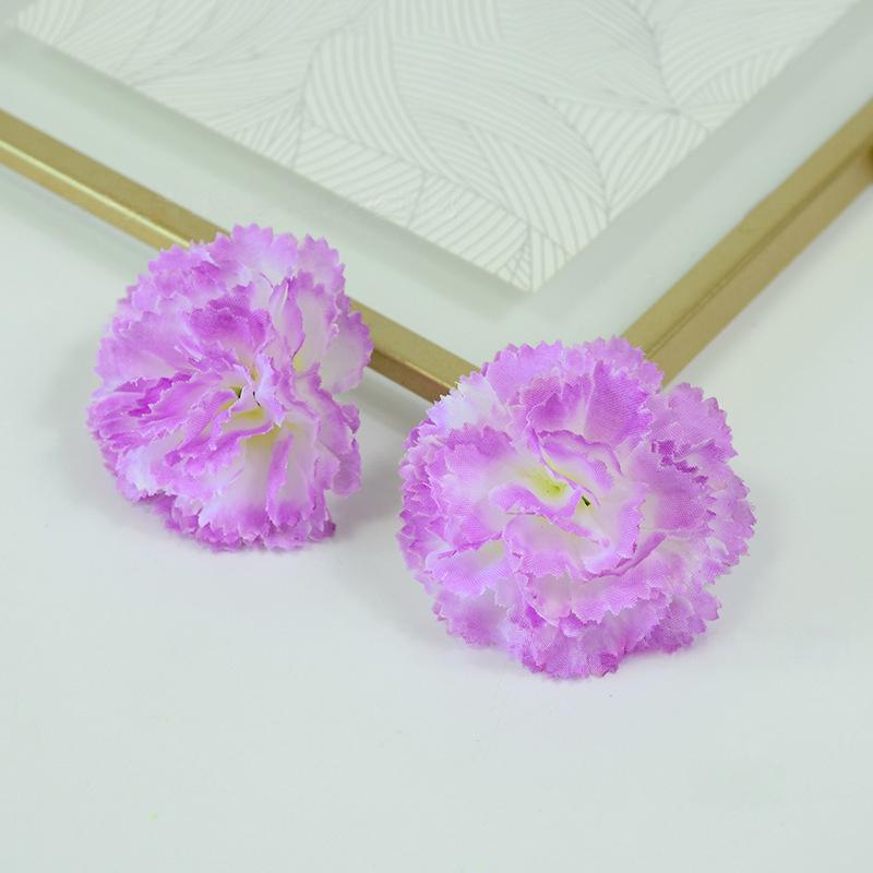 50Pcs Marigold Flower Heads Bulk Indian Silk Artificial Flower for Diwali Diy Wreath Garland Craft Home Room Wedding Party Decor