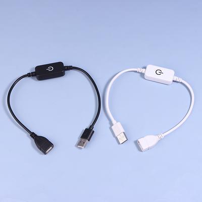 1Pc Usb Dc 5V Stepless Manual Knob Touch Led Dimmer Switch For 5050 2838 Strip Light 1 Channel Brightness Adjustment Controller