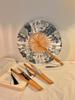 BEPAN Chinese-style Ink-wash Silk Folding Fan, Summer Ancient-style Fan, Portable Hand-cranked Bamboo Fan, National Style Decoration