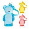 Clear Bear Squeeze Toy with Hanging Buckle Stress Relief Bear Sensory Toy Slow Rising Sugar Stress Ball Decompression Animal Toy