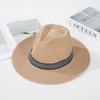 Men's hat sunscreen sun hat summer new trend cool hat middle old man straw hat top hat bucket hat