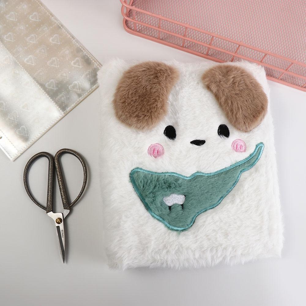10pcs Plush Cartoon Plush a6 Photocard Holder Dog Photocards Collect Volume Stationery