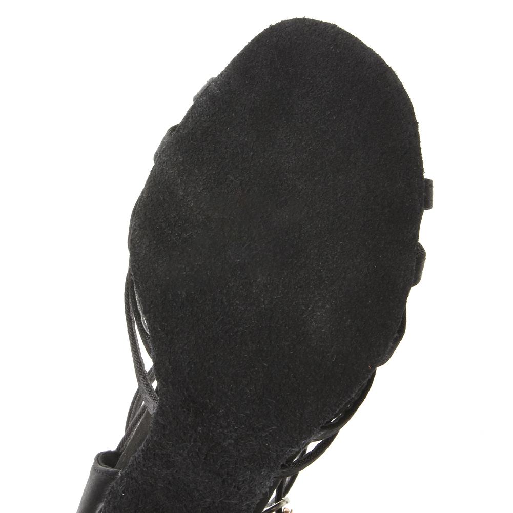 Women Tango Ballroom Latin Waltz Dance Girls Party Shoes High Heeled 8.5CM