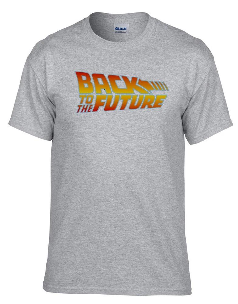 Back To The Future Back To The Future Grey Tshirt 076grey S