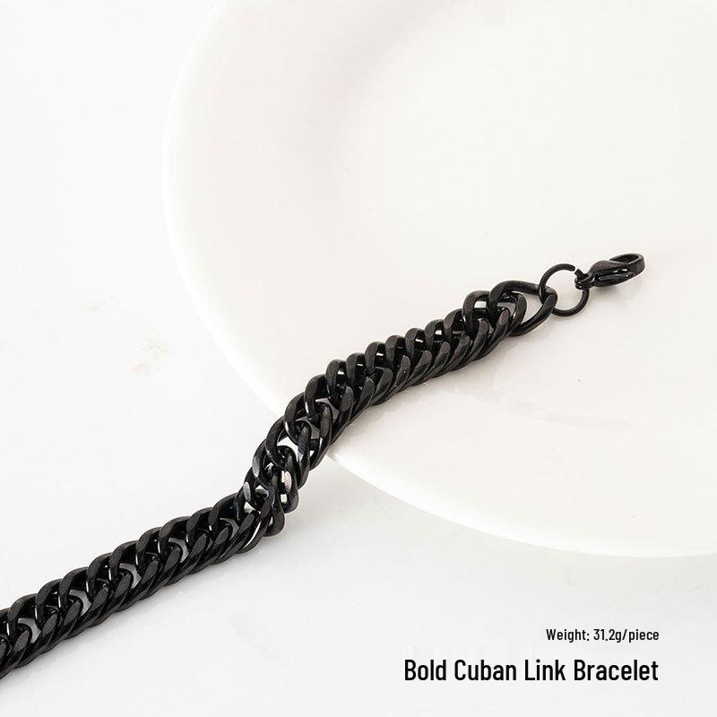NK Kubanisches Hip Hop Herrenarmband - Trendiger Ketten Schmuck