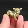 1 Pcs New Solid Pure Brass Corgi Copper Jewelry Personalized And Interesting Dog Ancient Bronze Crafts Collection Ornaments