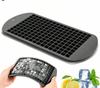 1Pc Black Silicone Ice Tray-160 Mini Cubes,Easy Release Mould for Crushed Ice&Ice Sand,Quick-Freezing&Reusable silicone mold