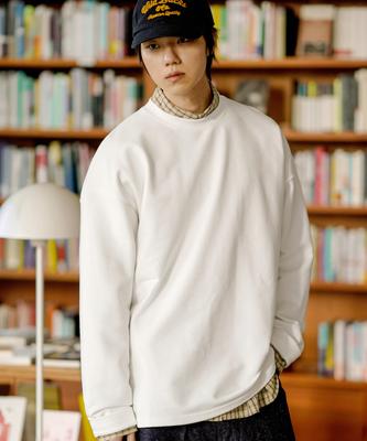 JEMUT Today Oversized Sweatshirt Ivory Oymt2603