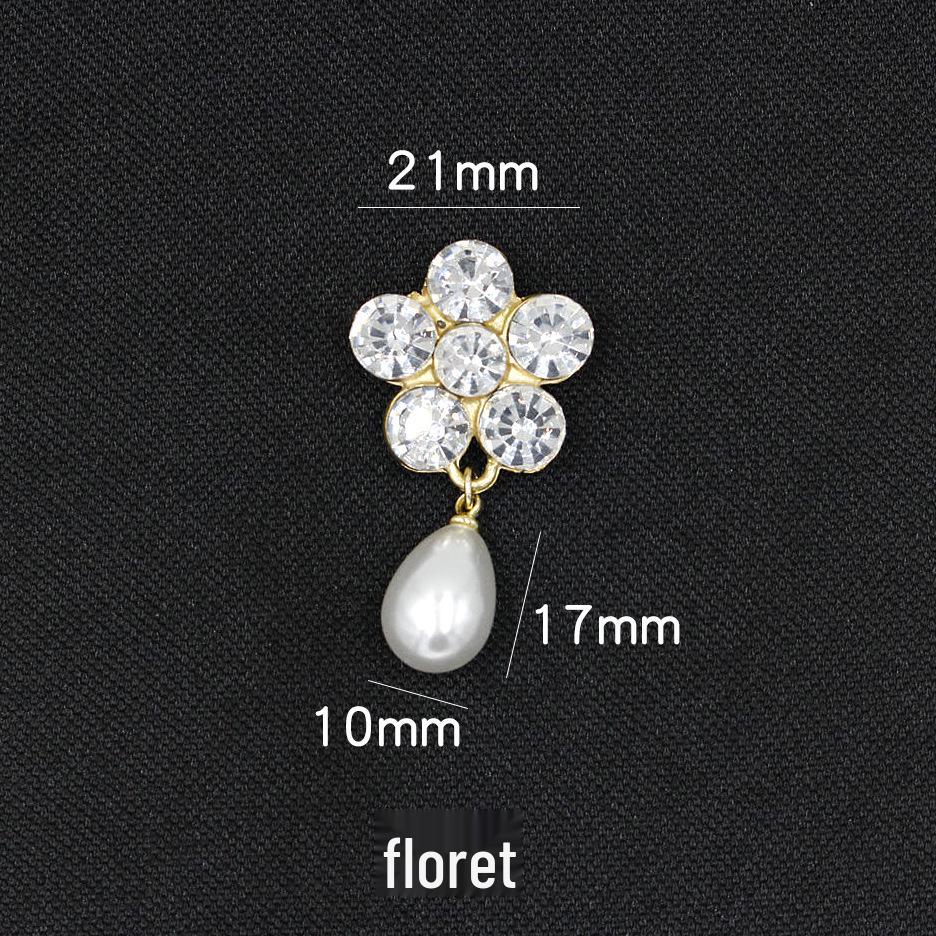 Подвеска Сердце со стразами из сплава Ювелирное изделие Аксессуар для DIY головного убора