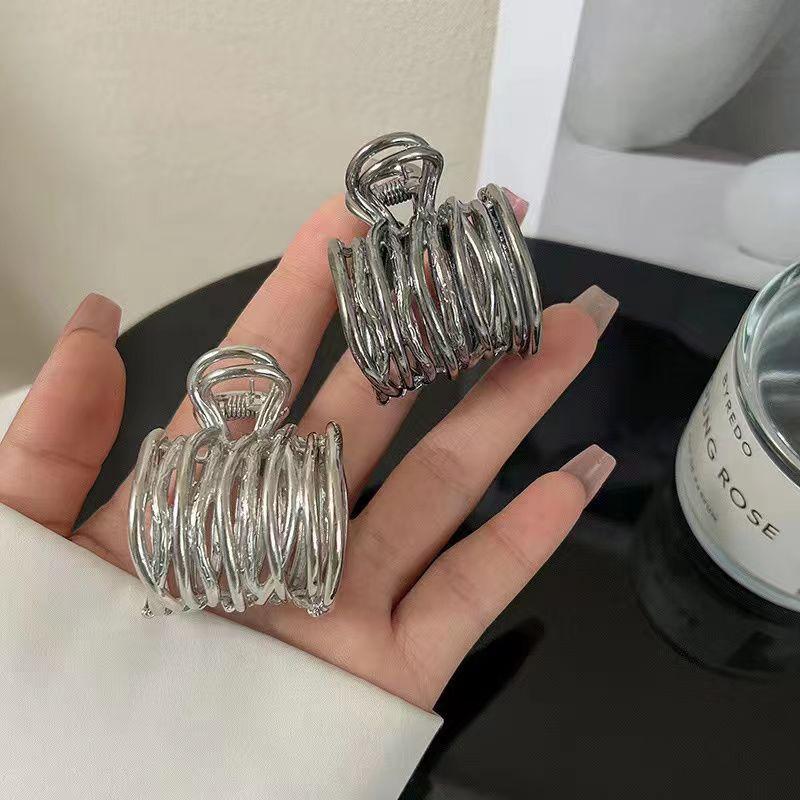 1 Stück Hoher Pferdeschwanz-Clip für Frauen Mode Metall Haarspange Mädchen Klemmen Mädchen Feste Haarnadel Krallenclip Haarschmuck Kopfschmuck