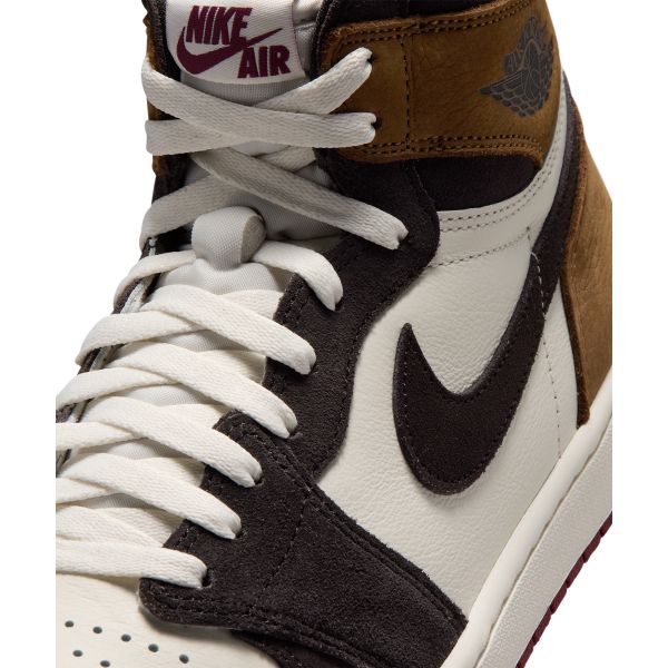 Air Jordan 1 High OG Love The Game Unisex Trampki White Shadow-Brown Soft-Pearl DZ5485-201