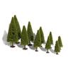 Building Model Sand Table Materia DIY Christmas Tree Greening Landscape Tower Pine Pine Tree Model