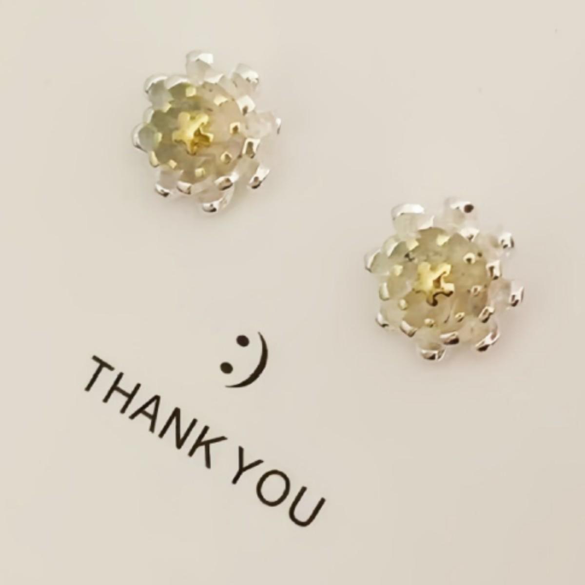 Elegant National Trend Ancient Style Lotus Flower Earrings