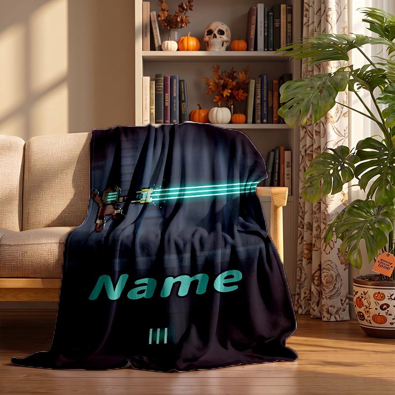 Dead Space Custom Flannel Blankets Soft Warm Cozy Throws for Home Decor Holiday Gifts