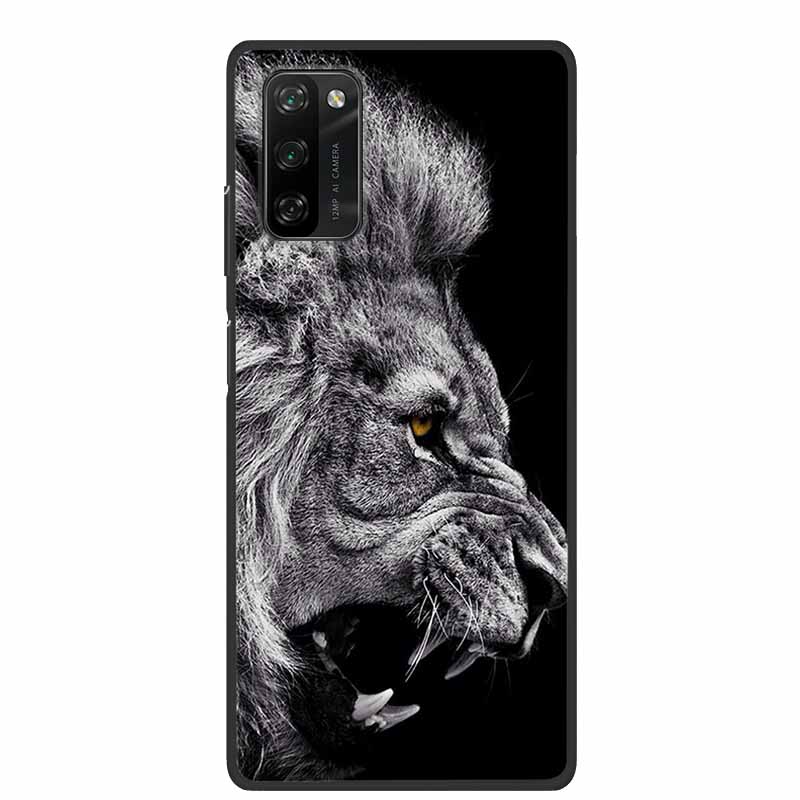 Per Custodia Blackview A100 Animali Morbido Silicone TPU Cover Posteriore per BlackviewA100 Lupo Antiurto Protezione Paraurti Capa