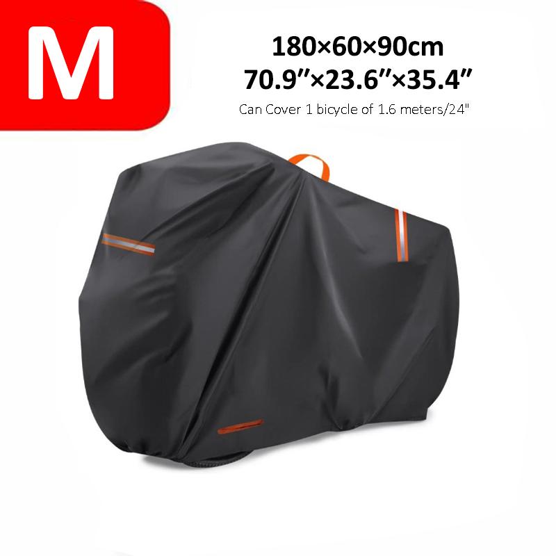Waterproof Mountain Bike Bicycle Rain Cover Heavy Duty UV Dust Cycle Protection Black