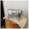 Xeie Thuk Crossbody Bag Women PU Chain Strap Flap Lock Daily