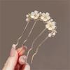 Exquisite Pearls Crystal Women Hairpins Flower Headpiece for Bridal Parties and Birthday Celebrations