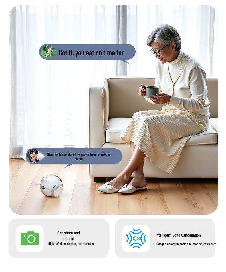 Pet Companion AI: Smart Home Camera & Mobile Monitoring Robot