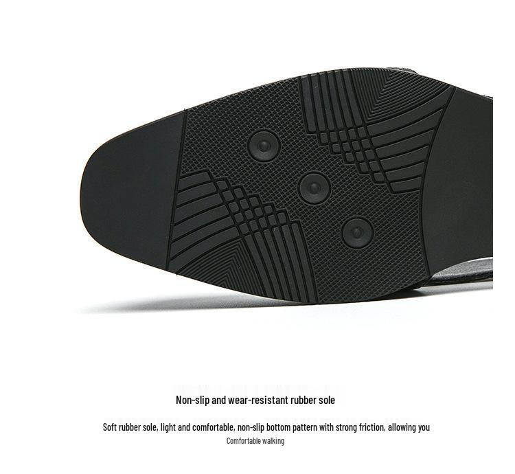 Men's Breathable Woven Buckle Sandals - Large Size Outdoor Beach Shoes