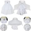 French Shirt Vintage False Collars White Lace Peter Pan Collar Unisex Medieval