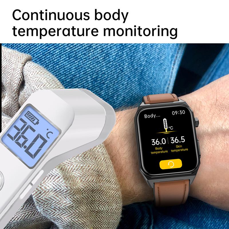 2025 New Smart Watch ECG+PPG Body Temperature ECG Blood Oxygen Heart Rate Waterproof 68 Monitoring Bracelet