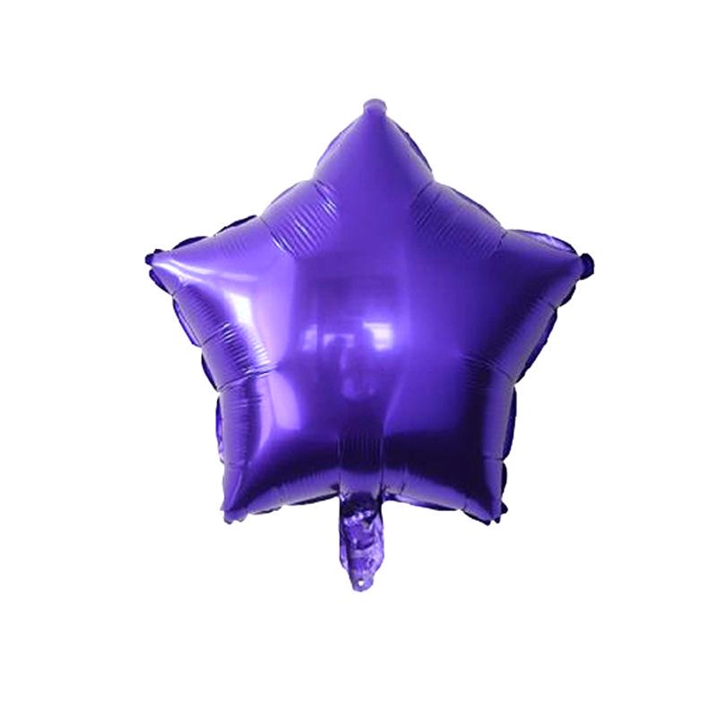 18-Inch Star & Heart Foil Balloon - Festival, Birthday, Wedding Decoration