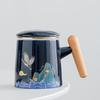 Ceramic Tea Mug with Lid and Infuser