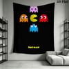 Pac-Man A Wall Hanging Printed Fabric Blanket Decorative Tapestries for Bedroom Living Room Home Decor