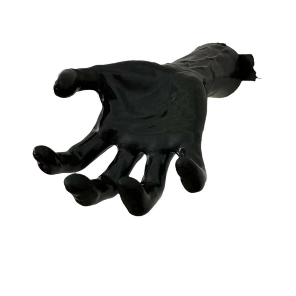 Fake Hand PVC Demon Hand Wall Mounted Creepy Design Ghost Claw Matte Finish Solid Body Spooky Prop Photo Background