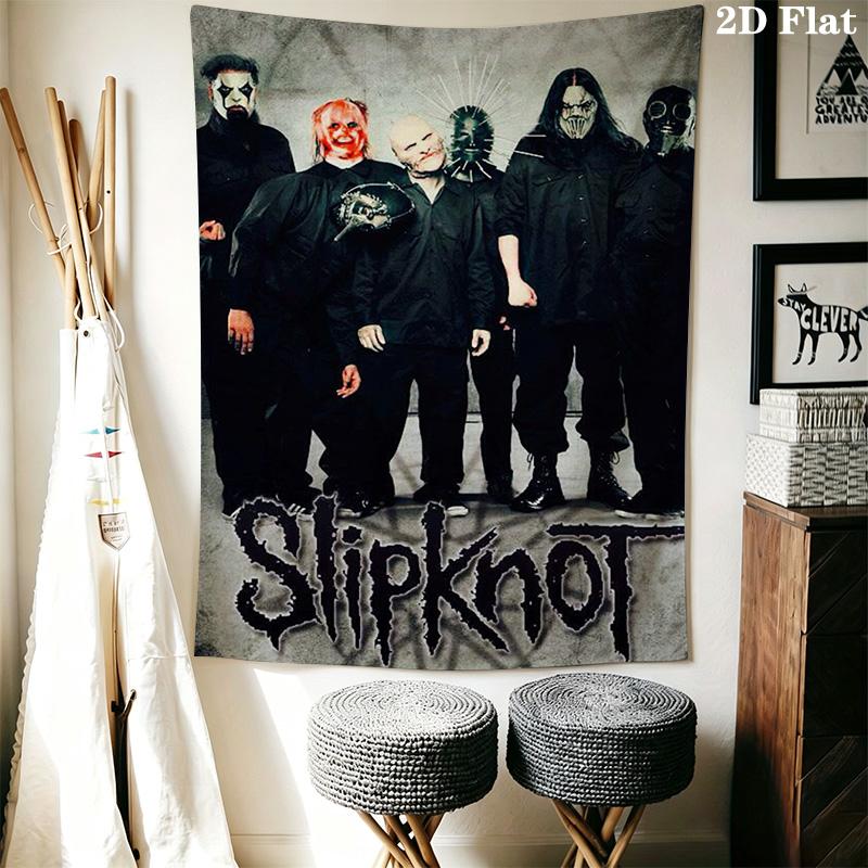 Slipknot Band'S Energy Unleashed Tapestry Wallmounted Background Cloth Wall Covering Decoration Background Cloth Work Of Art