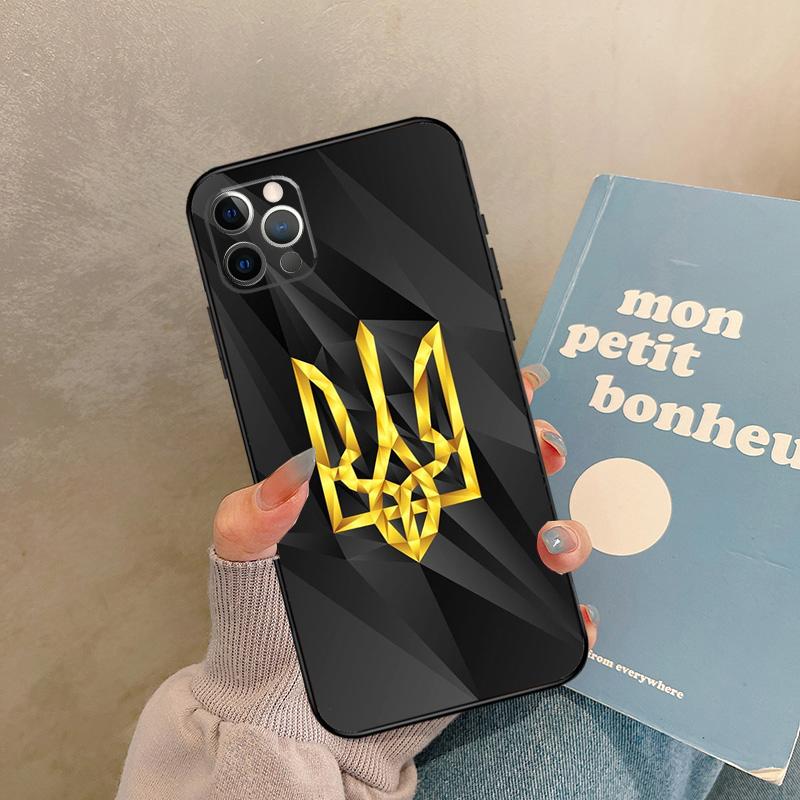 Ukraine Flag Case For iPhone 17 Air 14 16 15 11 12 13 Pro Max 12 mini XR 15 16 Plus 16e Back Cover Shell
