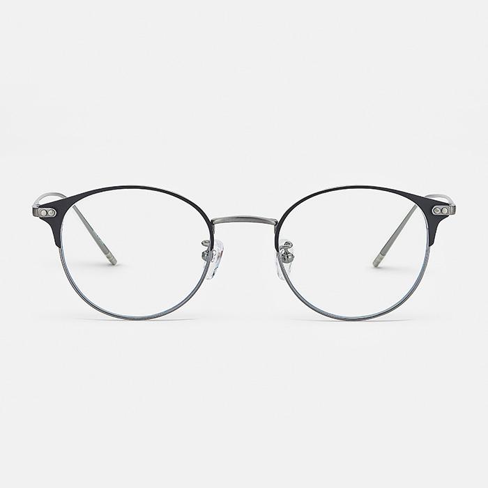 Byumaeb Half_Full Titanium Ultra-Light 8G Color Half-Rim Round