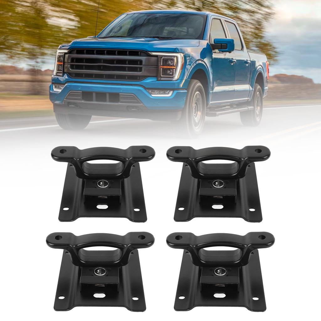 4 buc. Ancore de fixare pentru benă camion cu plăci Oțel aliat Punct de fixare sigur FL3Z 99000A64 B pentru