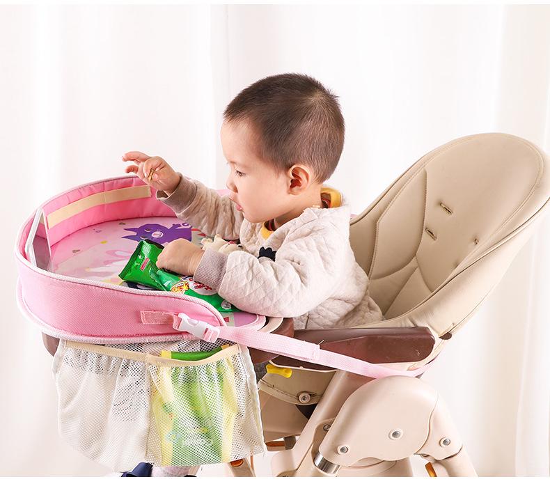 Waterproof Car Child Seat Tray - Kids' Toy Storage & Dining Table