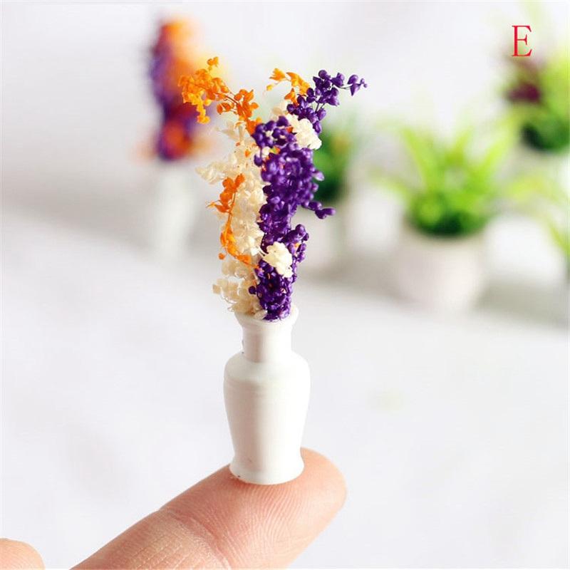 

1:12 украшения дома миниатюрные растения горшечные растения цветочный горшок небольшие декоративные изделия 4cm