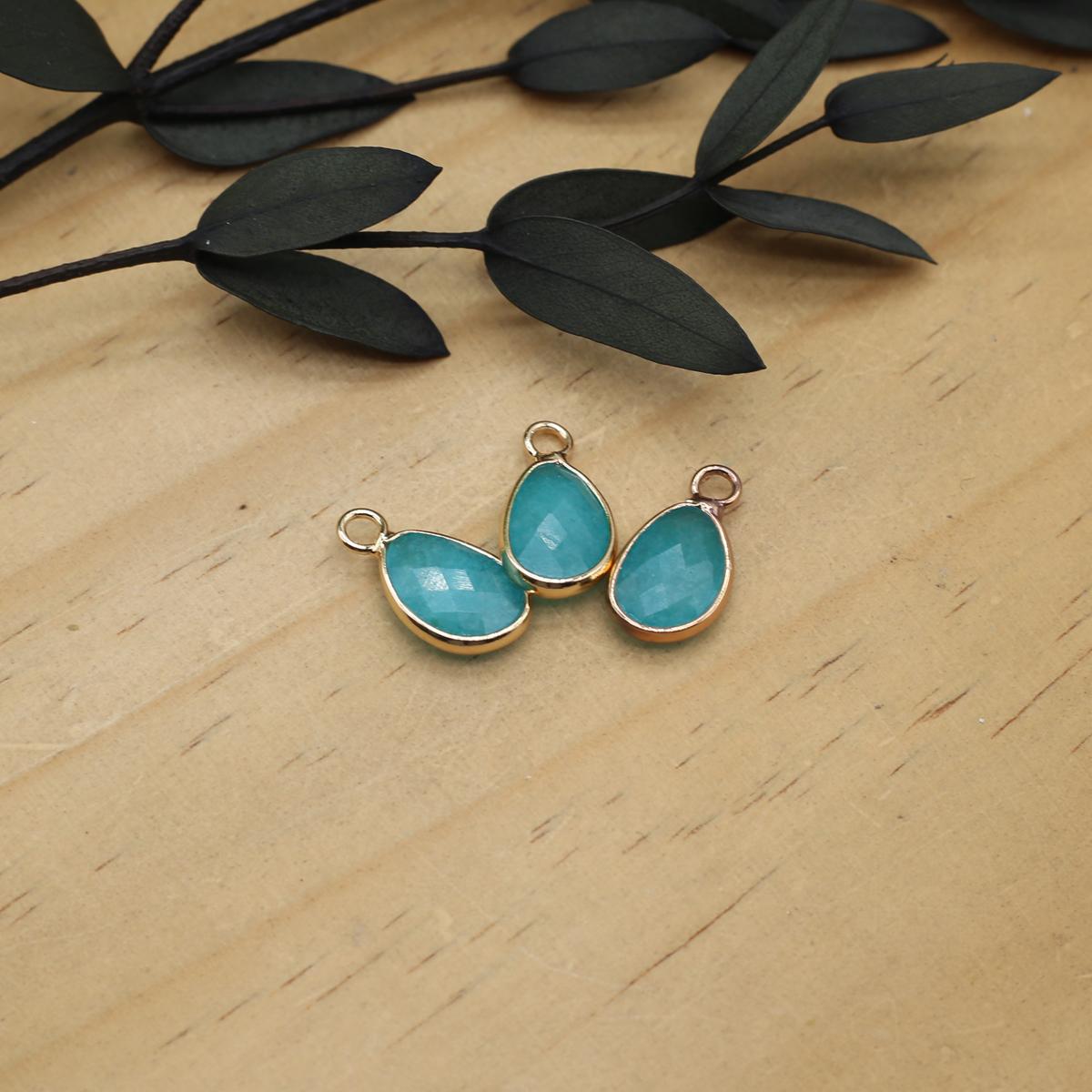 

3 шт. небольшой кулон из натурального камня агаты/розовый кварц граненый кулон для изготовления ювелирных изделий DIY ожерелье серьги браслет аксессуар 10x15mm