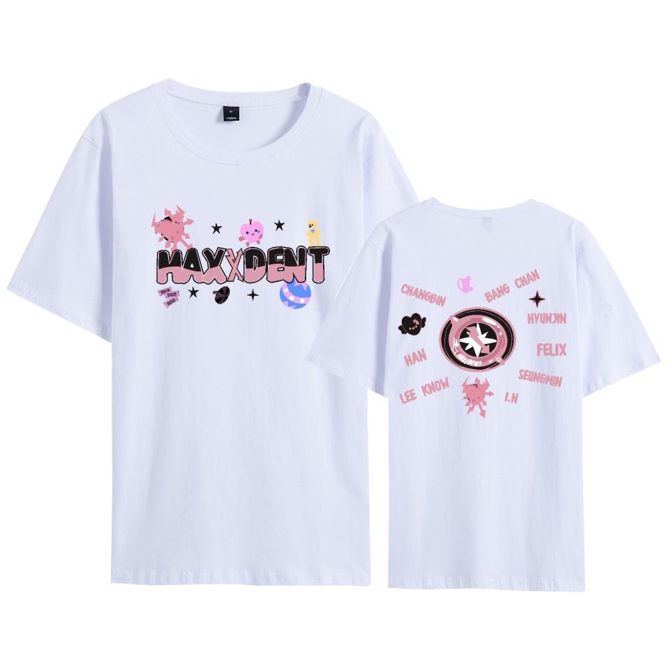 Korean Group Casual Loose Trendy Cotton Men's and Women's Short Sleeved Summer T-shirt