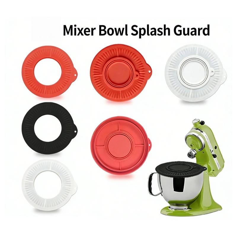 Silicone Mixer Bowl Splatter Cover For 4.5 To 5 Quart Tilt Head Stand Mixer Prevents Food Mess While Mixing And Storing
