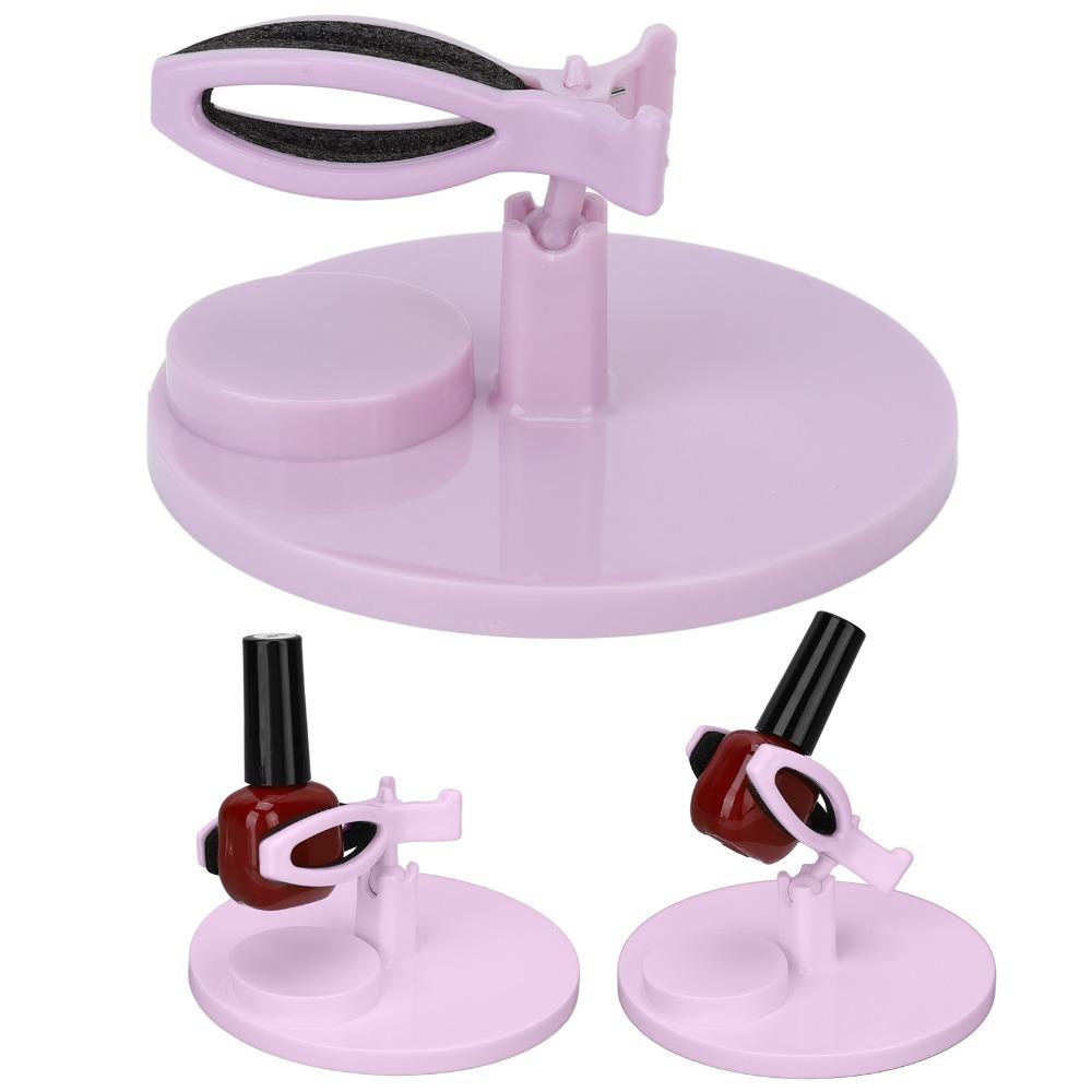 Anti-Fall Stable Base Tilted Nail Polish Stand Practical For Nail Salons And Training Schools
