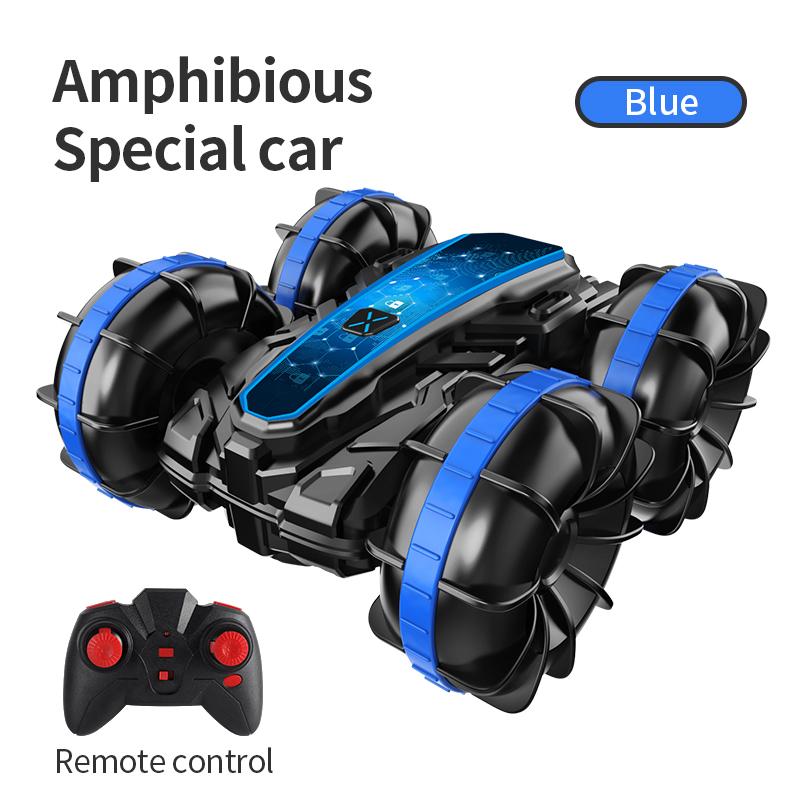 Rc Car Amphibious Remote Control Stunt Car Vehicle Double-sided Flip Driving Drift Outdoor Beach Toys for Boys Children's