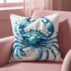 Sea Animal Turtle Coral Cushion Cover Multi-Scene Pillow Cover for Home & Car - Reversible, Soft & Durable for Daily Use