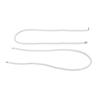 2Pcs Imitation Pearl Chains Purse Handle Strap Handbag Decoration Replacement Accessories for Women