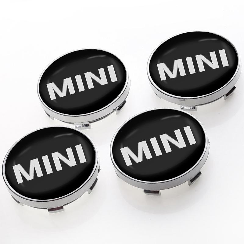 4 stk 60mm Bil Hjul Navsenter Sentraldeksel Felg Nav Støvtett Deksel For MINI Cooper F54 F55 F56 R56 R60 SONE Roadster Clubman Coupé